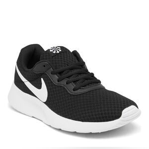 Nike Women's Tanjun Move To Zero Casual Sneakers (8; Black/White)